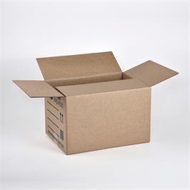Medium-Duty Premium Packing Storage Box Brown - 403 x 301 x 330 mm